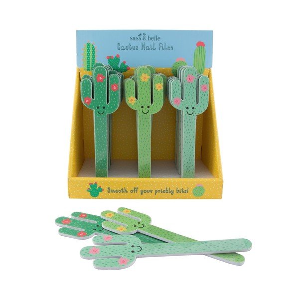 3 vnt. nagų dildžių rinkinys "Sass & Belle Cactus-image-1