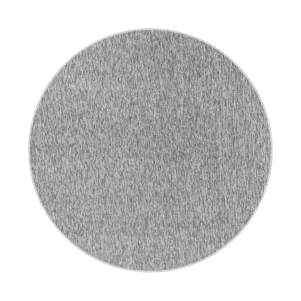 Apvalios formos kilimas šviesiai pilkos spalvos ø 120 cm Nizza – Ayyildiz Carpets