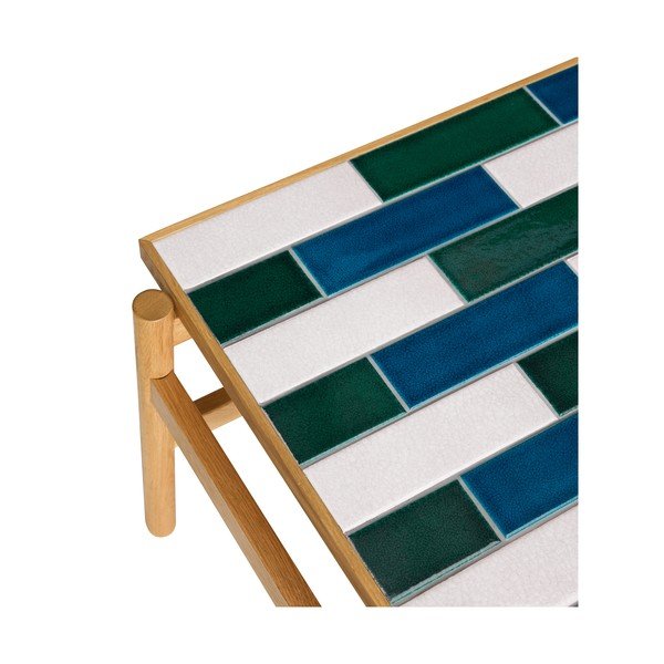 Juodos ir baltos spalvos/natūralios spalvos kavos staliukas iš ąžuolo 61x132 cm Motif – Hübsch-image-4