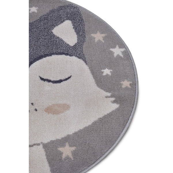 Vaikiškas kilimas pilkos spalvos ø 140 cm Fox – Hanse Home-image-2