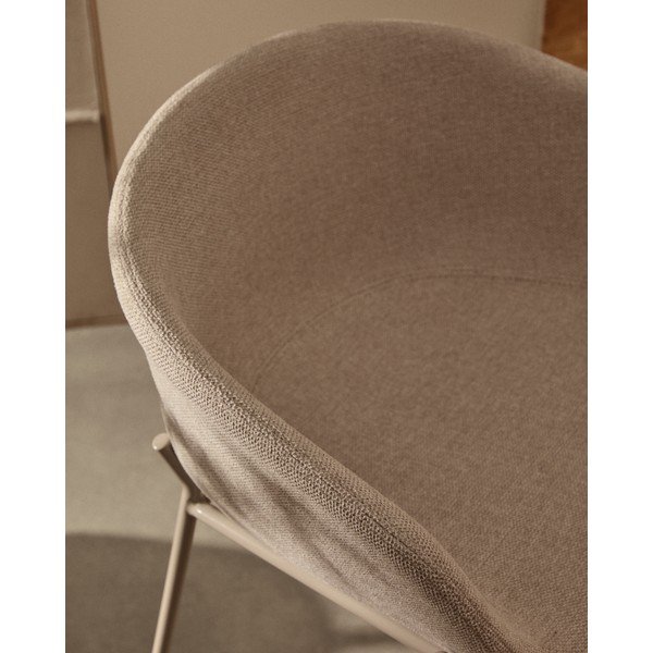 Smėlio spalvos baro taburetė (sėdynės aukštis 65 cm) Yvette – Kave Home-image-2