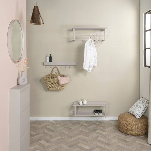 Taupe spalvos iš metalo pakabinama spintelė batams 71x26x34 cm Marco – Spinder Design-image-1