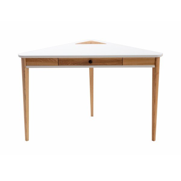 Baltas kampinis stalas Ragaba Ashme-image-3