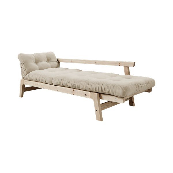 Išlankstoma sofa Karup Design Step Natural Clear/Beige-image-3