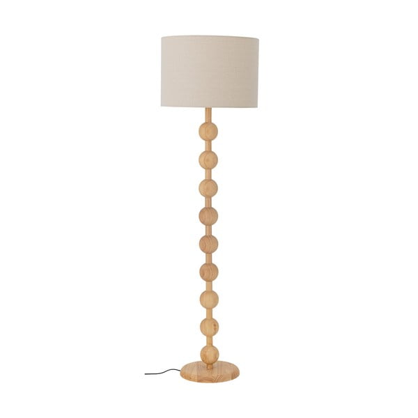 Pastatomas šviestuvas natūralios spalvos (aukštis 154,5 cm) su tekstiliniu gaubtu Giacoma – Bloomingville