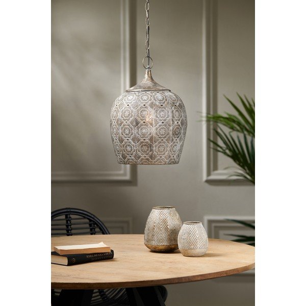 Kabantis šviestuvas pilkos spalvos Kadiri – Light & Living-image-1