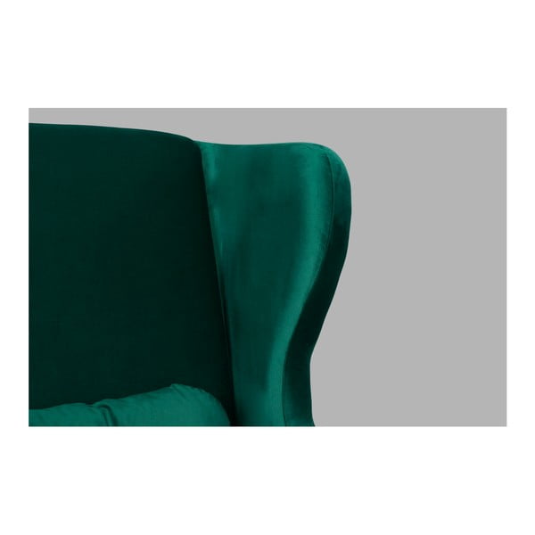 Tamsiai žalias krėslas SKANDICA Ingrid Green-image-4