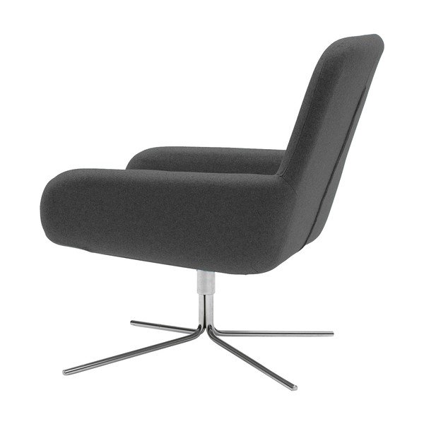 Pilkos spalvos sukamoji kėdė Softline Coco-image-4