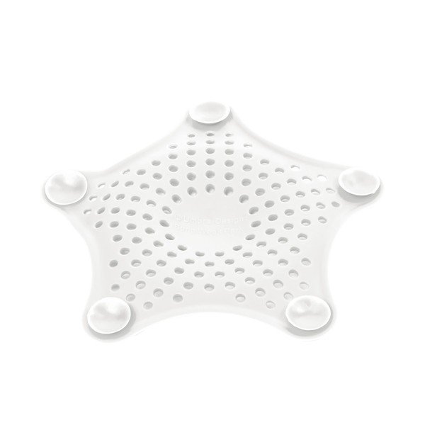 Baltas silikoninis vonios kištukas Umbra Starfish-image-4