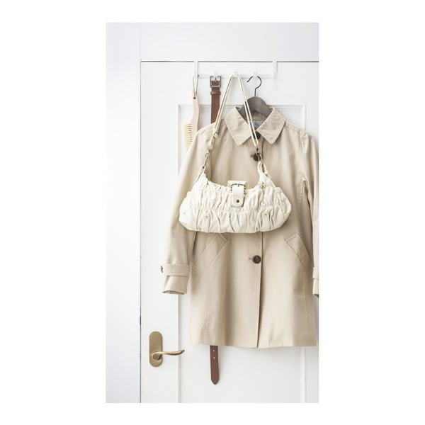 Durų pakaba iš metalo baltos spalvos 30 cm Tower – YAMAZAKI-image-1