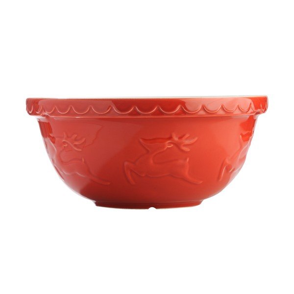 Akmens masės dubuo su elniais, 29 cm