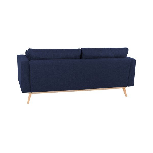 Tamsiai mėlyna trijų vietų sofa "Max Winzer Tomme-image-2