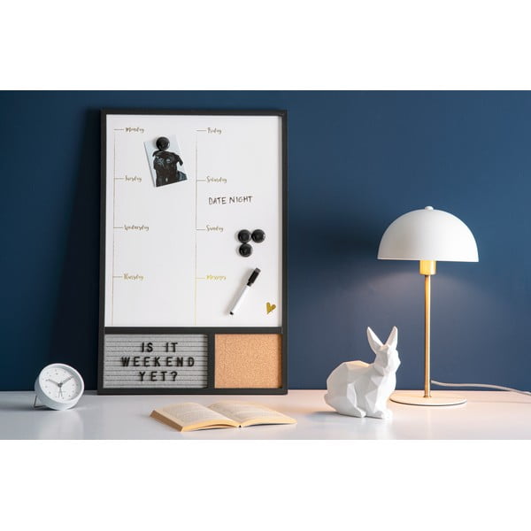 Baltas žadintuvas Karlsson Tinge, ø 9 cm-image-2