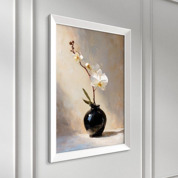 Spausdintas paveikslas su rėmeliu 56x75 cm White Orchid – Styler-image-4