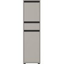 Aukšta/siaura vonios daiktadėžė pilkos spalvos 33x121 cm Lemont – Germania