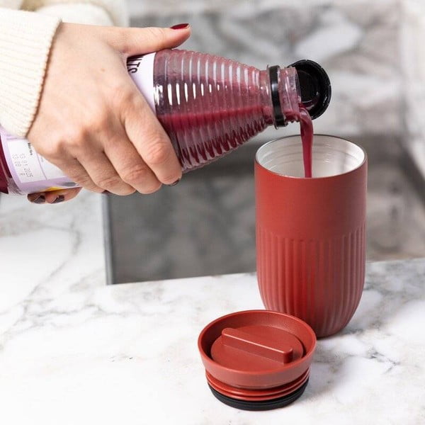 Bordo spalvos termo puodelis 320 ml Tova – Sagaform-image-1