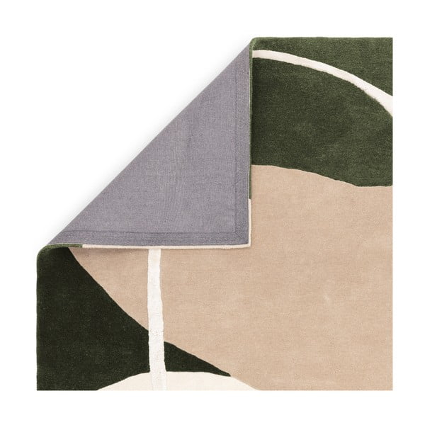 Rankų darbo iš vilnos kilimas žalios spalvos 120x170 cm Matrix – Asiatic Carpets-image-4