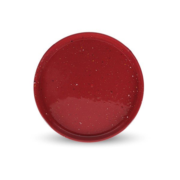 Bordo spalvos desertinė iš porceliano  lėkštė ø 20,5 cm Fika – ONA