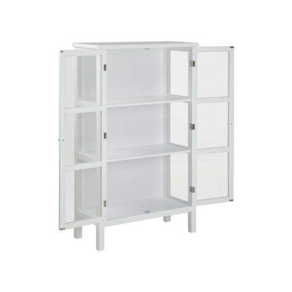 Balta dviejų durų vitrina Actona Eton, aukštis 136,5 cm-image-1