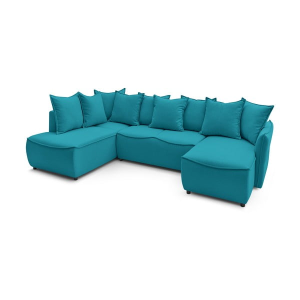 Sulankstoma kampinė sofa turkio spalvos (su kairiuoju kampu) Leon – Bobochic Paris-image-3