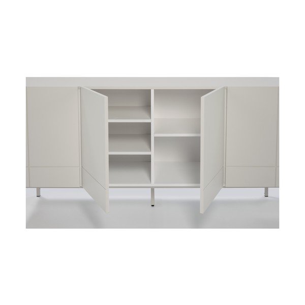 Pilkos ir baltos spalvos komoda Teulat Linea-image-1