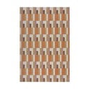 Kilimas oranžinės spalvos/natūralios spalvos 155x230 cm Riley Block Geo – Flair Rugs