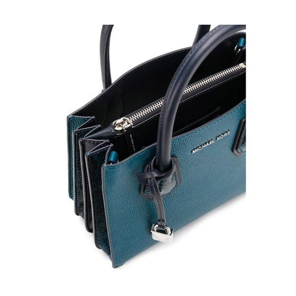 Mėlynai žalios spalvos odinis Michael Kors Messenger krepšys-image-3