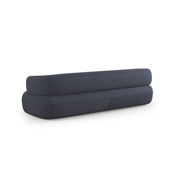 Tamsiai mėlynos spalvos sofa iš boucle 200 cm Jenny – Micadoni -image-4