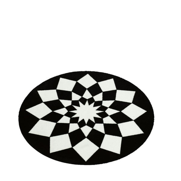 Kiliminė danga "Deko" - juoda geometrija, 100 cm-image-2
