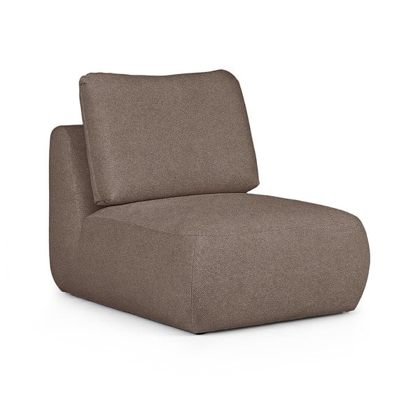 Rudos spalvos iš boucle krėslas Mirel – Rodier-image-2