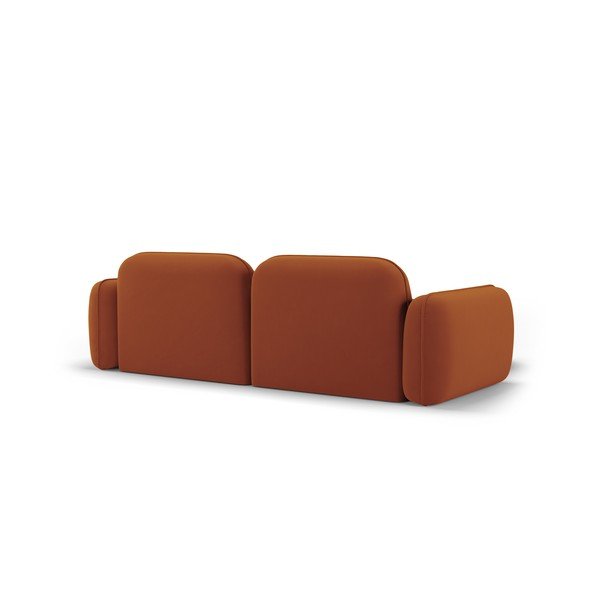 Iš velveto kampinė sofa oranžinės spalvos (su kairiuoju kampu) Audrey – Interieurs 86-image-3