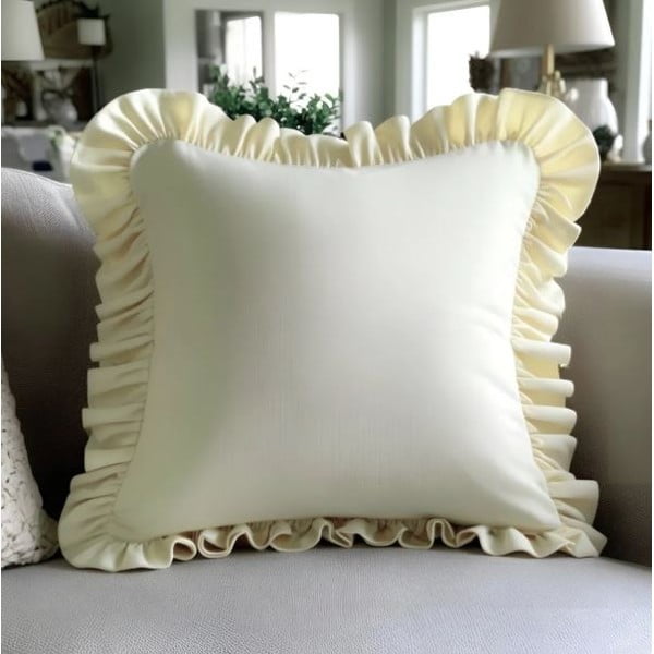 Iš medvilnės mišinio dekoratyvinis pagalvės užvalkalas 40x40 cm Ruffled – Mila Home