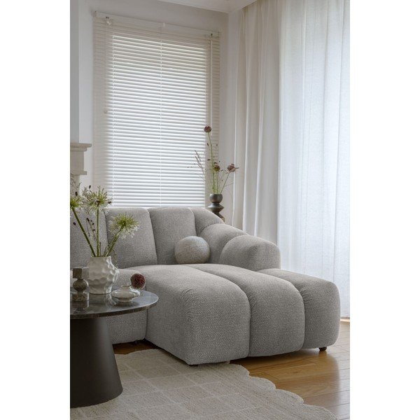 Šviesiai pilkos spalvos kampinė sofa (su kairiuoju kampu/„U“ formos) Shell – Miuform-image-4