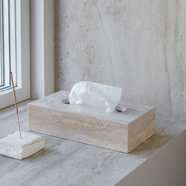 Iš akmens nosinių dėžutė Travertine – Mette Ditmer Denmark-image-1
