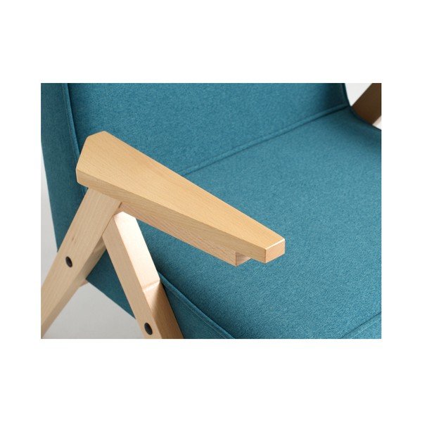 Turkio spalvos fotelis Individualizuotos formos Vinc-image-4
