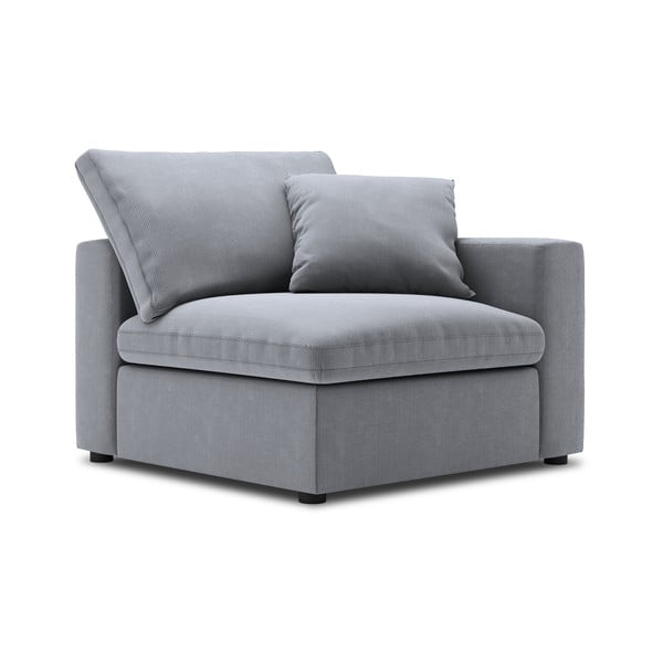 Šviesiai pilkas modulinės sofos kampas Windsor & Co Sofas Galaxy, dešinysis kampas-image-2