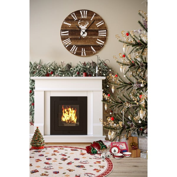 Apvalios formos kilimas raudonos spalvos su Kalėdų motyvu ø 150 cm Red Christmas – Villeroy&Boch-image-2