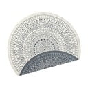 Pilkos ir kreminės spalvos lauko kilimas NORTHRUGS Porto, ⌀ 140 cm