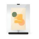 Juodos spalvos iš stiklo pastatomas rėmas 16x20 cm Flute – Umbra