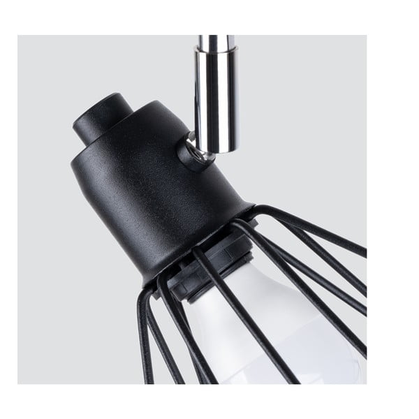 Lubinis šviestuvas juodos spalvos ø 10 cm Varpu – Sollux-image-2