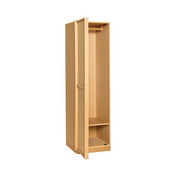 Natūralios spalvos spintelė iš ąžuolo 50x181x55 cm Kura – Hübsch-image-2