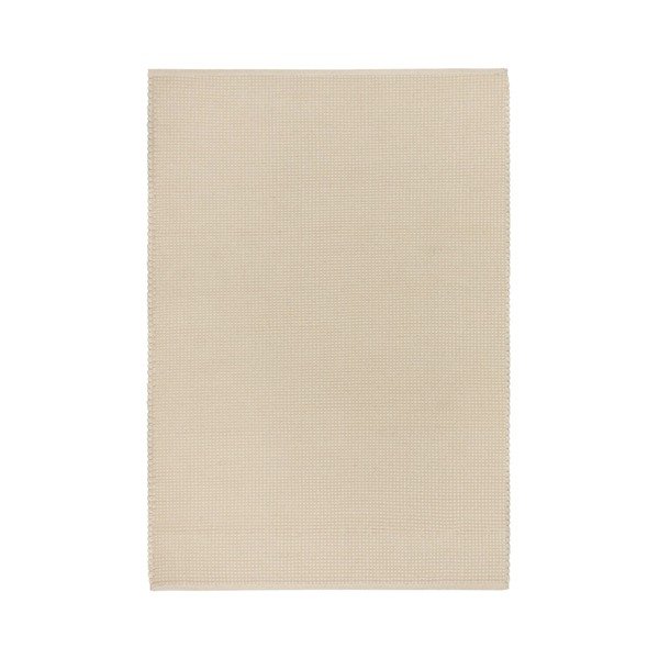 Rankų darbo smėlio spalvos iš vilnos kilimas 200x300 cm Talo – noo.ma