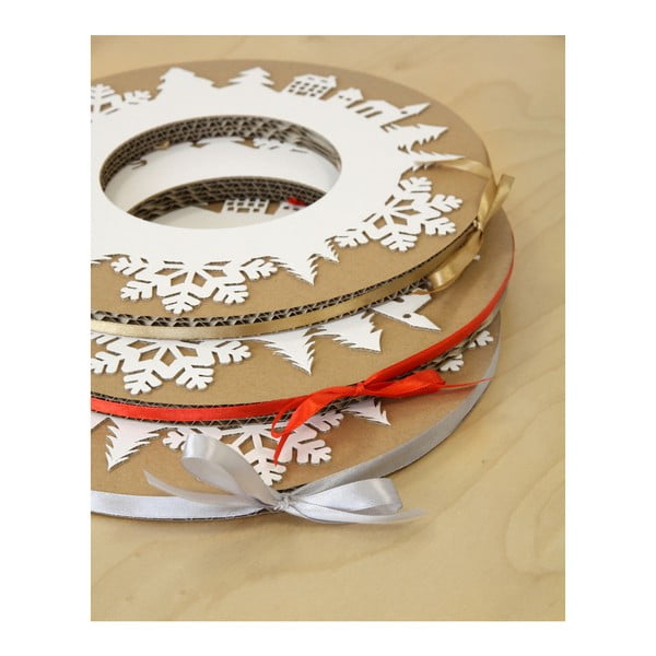 Advento vainikas su pilku kaspinu Unlimited Design for kids-image-1