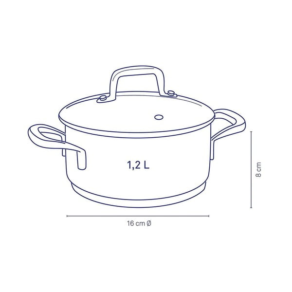Nerūdijančio plieno puodas su dangčiu "Kela Flavoria", ø 16 cm-image-2