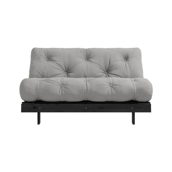 Sulankstoma sofa pilkos spalvos 140 cm Roots Black Night – Karup Design-image-3