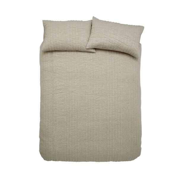 Smėlio spalvos dvigulė/itin ilga patalynė 230x220 cm Tamba Stripe – Pineapple Elephant