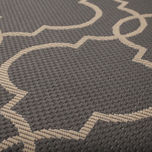 Pilkai smėlio spalvos apvalus lauko kilimas ø 160 cm Milan - Flair Rugs-image-2