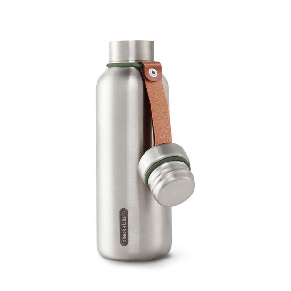 Sidabrinės spalvos iš nerūdijančio plieno termosas 500 ml – Black + Blum