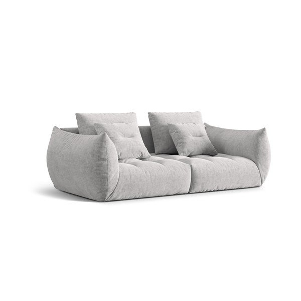 Sofa šviesiai pilkos spalvos 232 cm Bloom – Micadoni Home-image-2