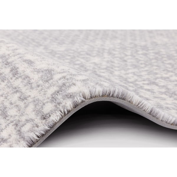 Kilimas iš vilnos šviesiai pilkos spalvos 133x180 cm Eden – Agnella-image-2